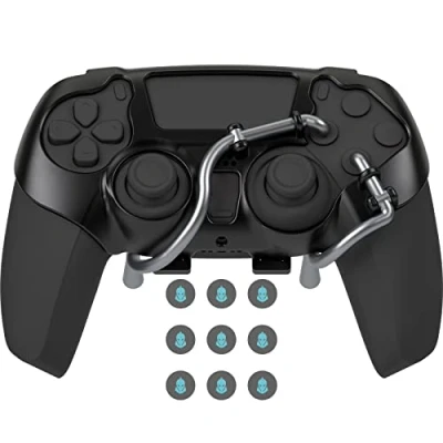 Bild av EXknight Leverback V2 PS5 Paddles, Rear Button Mount for Controller Fits Thumb Grips (Black)