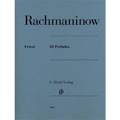 Bild av Sergei rachmaninov : 24 preludes piano: Besetzung: Klavier zu zwei Händen