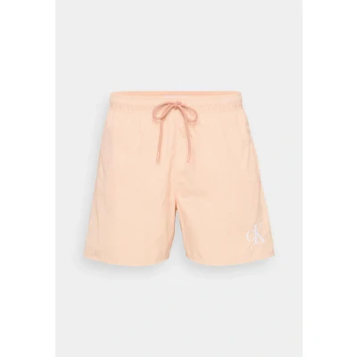 Bild av Calvin Klein Swimwear Medium Drawstring Fashion Surfshorts, Storlek: Small, Light cantaloupe