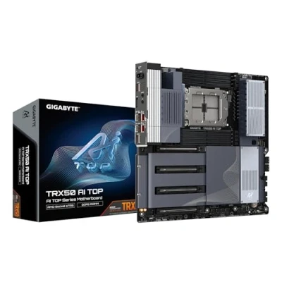 Bild av GIGABYTE TRX50 AI TOP Moderkort AMD sTR5 socket DDR5 RAM Extended ATX