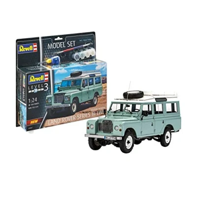 Bild av Revell Model Set 67047 Land Rover Series III, skala 1/24, enkel, kaki, 1/100