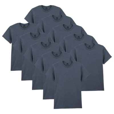 Bild av GILDAN herr T shirt i tung bomull, stil G5000, multipack, Mörk ljung, M