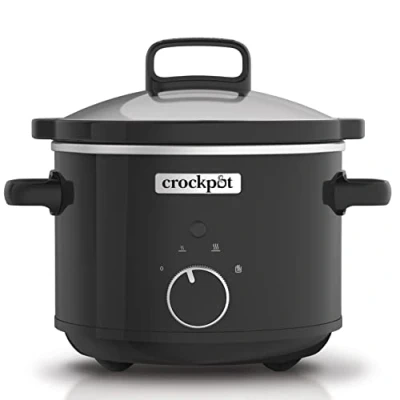 Bild av Crockpot långkokare avtagbar, lättrengjord keramisk skål 2,4 liter (12 personer) svart [CSC046X]