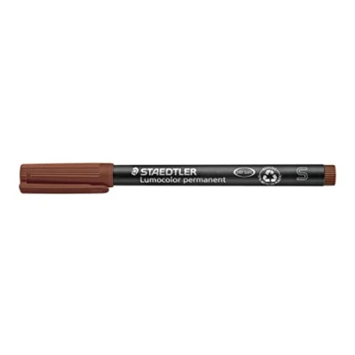 Bild av Staedtler 313 7 Lumocolor Universalstift S Spitze, 0.4 mm, 10 Stück, braun