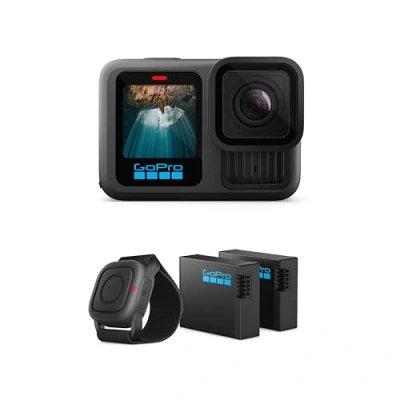 Bild av GoPro HERO13 Black Action Bundle Inkluderar 2 Enduro batterier och vattentät slutarfjärrkontroll