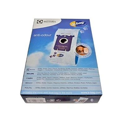 Bild av Electrolux E 203B S Bag anti odour, 4 syntetiska dammpåsar, luktabsorberande, för AEG, Philips