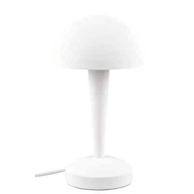 Bild av Reality Canaria bord R59561131, matt vit metall, med 4,9 watt E14 LED, på/av touch