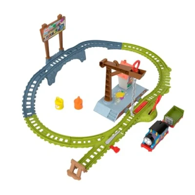 Bild av Thomas &amp; Friends motordrivet tågset med färgleverans, batteridriven och Troublesome Truck, för barn från 3 år, HTN34