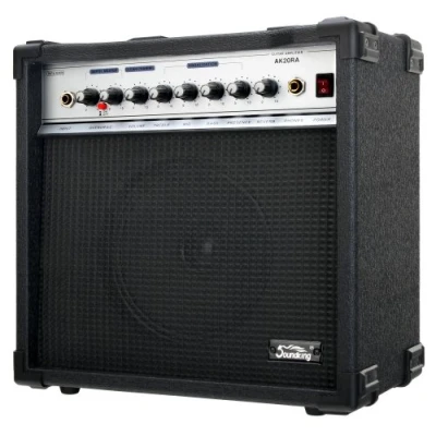 Bild av Soundking AK20 RA gitarrkombination svart (60 watt, 8 tums högtalare, 2 kanaler, 4 bands equalizer, digital reverb)