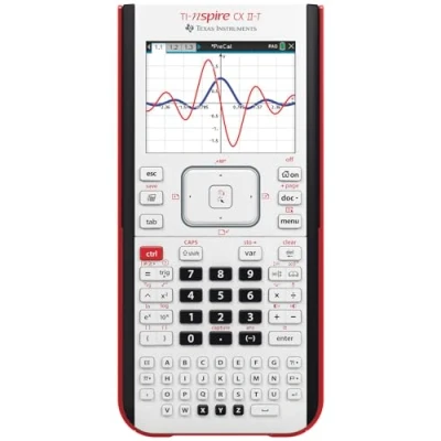 Bild av TEXAS INSTRUMENTS TI Nspire CX II T NSCX2/FC/6E8/A Kalkylator, Vit, Svart, 19 x 9 2 cm