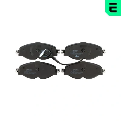 Bild av OPTIMAL BP 12618 Jeu de plaquettes frein Essieu avant contact signal d&#039;usure inclus VOLKSWAGEN: Golf 7, Tiguan II, 7 Variant