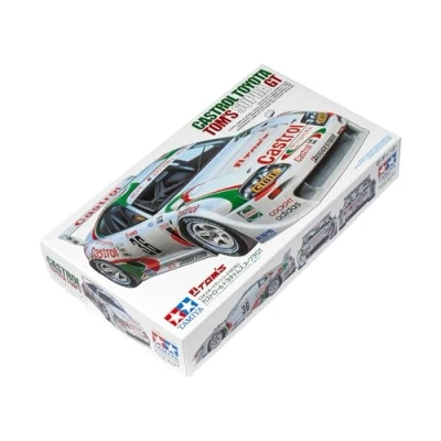 Bild av Tamiya 24163 1:24 Castrol Toyota Tom&#039;s Supra GT, modellbyggsats, plastbyggsats, byggsats för montering, detaljerad kopia