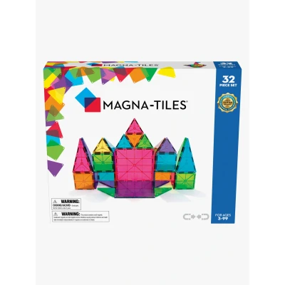 Bild av Magna Tiles Byggsats Clear colors 32 Bitar