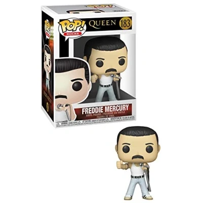 Bild av Funko POP! Rocks: Queen Freddie Mercury Radio Gaga Samlarobjekt vinylfigur Presentidé Officiella varor Leksaker för barn och vuxna Musikfans Modellfigur samlare display