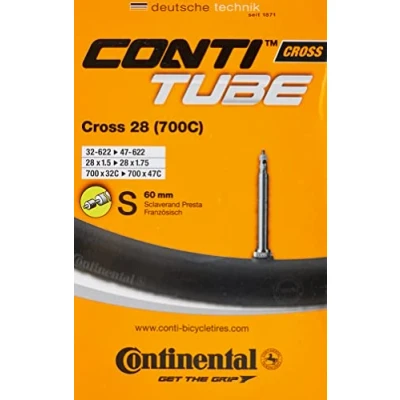 Bild av CONTINENTAL Cross Tube 700 x 32 47c (32 47x622) Presta (Removable core) 60 mm