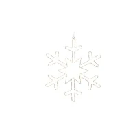 Bild av Konstsmide Christmas LED dekorbelysning silversnöflinga