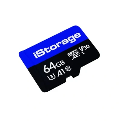 Bild av iStorage microSD Card 64GB, Encrypt data stored on Cards using datAshur SD USB flash drive, Compatible with drives only