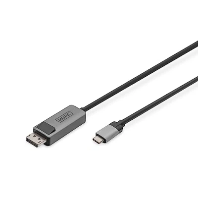 Bild av DIGITUS video adapter cable DisplayPort to 24 pin USB C 1 m