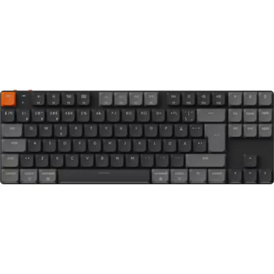 Bild av Keychron K1 v6 RGB QMK Wireless Hot Swap Low Profile 2.0 Brown Gaming Keyboard Utan numpad Nordisk Svart