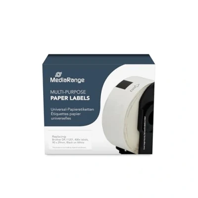 Bild av MediaRange labels 400 label(s) 29 x 90 mm (alternative for: Brother DK 11201)