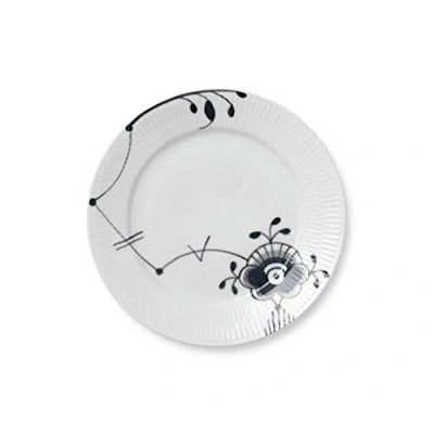 Bild av Royal Copenhagen Black Fluted Mega Plattor Platta Plate Decoration no. 6 22 cm B: