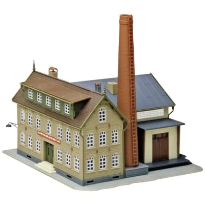 Bild av FALLER Breveri modellbyggsats med 187 enskilda delar 176 x 165 180 mm i modelljärnväg tillbehör H0 privat bryggeri Sudhuset