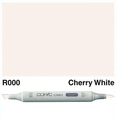 Bild av COPIC Ciao märkpenna typ R 000, körsbärsvit, mångsidig layoutmärkpenna med en medelbred och penselspets