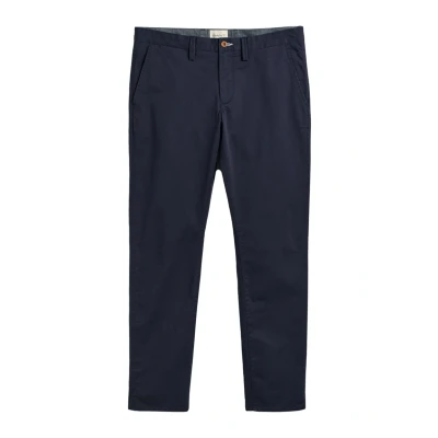 Bild av GANT Herr slim twill chinos klassiska byxor, marinblå, standard, 29W / 34L
