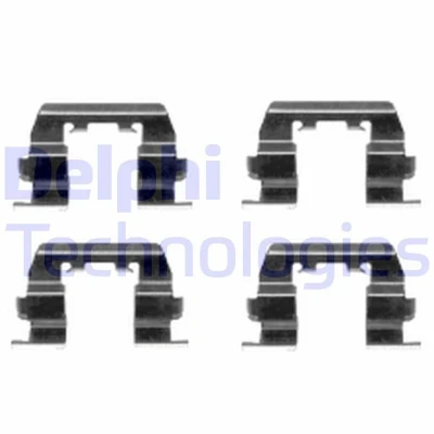 Bild av DELPHI LX0411 Kit d&#039;accessoires, plaquette de frein à disque HYUNDAI: Getz