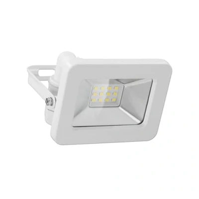 Bild av goobay 53869 LED strålkastare utomhus 10 W/utomhus IP65/neutralt vitt ljus 850 lm/LED väggmonterad IP65 trädgårdsstrålkastare/vit