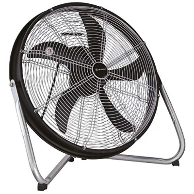 Bild av 7271640 Yucon II 50 cm stående fläkt för inomhusbruk, matt svart/krom