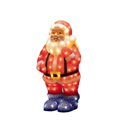 Bild av Konstsmide Christmas LED dekorfigur Tomte färgstark IP44 höjd 55 cm