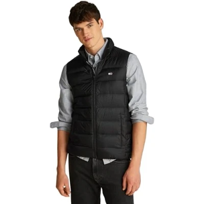 Bild av Tommy Jeans herr TJM LT DOWN VEST EXT DM0DM20663 väst, svart (svart), XS, XS