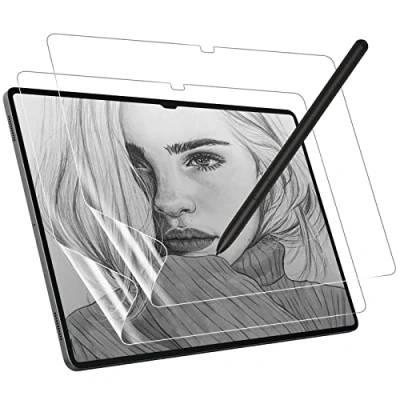 Bild av MoKo 2 Pack Matte Screen Protector for Samsung Galaxy Tab S10 Ultra 14.6&quot; 2024, Paper Feeling Anti Glare Case Friendly PET Film S9 Ultra/S8 Ultra, Drawing Notetaking with S Pen