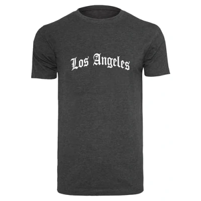 Bild av Mister TEE LOS Angeles Wording Tshirt med print, Storlek: XL, Charcoal
