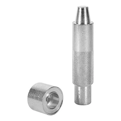Bild av Walfront Öljett hålslag verktyg formningssats genomföringssetter ihålig stans öljett nit genomföringssats för läderhantverk kläder tyg gardin handset (1 400 # 17 mm)