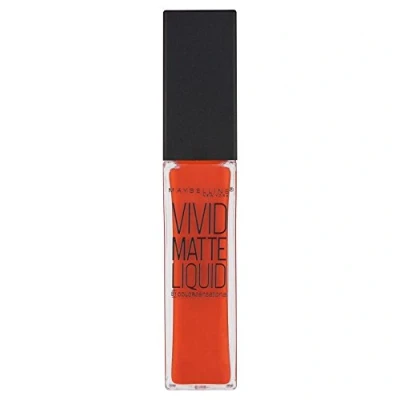 Bild av Maybelline Color Sensational Vivid Matte Liquid Lipgloss 25 Orange Shot