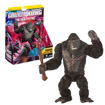 Bild av Giochi Preziosi Godzilla för Kong det nya imperiet Battle Scarred 15 cm artikulerad, mycket detaljerad och tillhörande, barn från 4 år, som i filmen