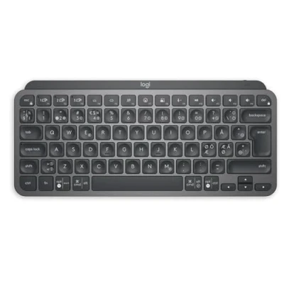 Bild av Logitech MX Keys Mini Minimalistiskt Trådlöst Belyst Tangentbord, Kompakt, Bluetooth, Bakgrundsbelyst, USB C, Kompatibel med Apple macOS, iOS, Windows, Linux, Android Grafit