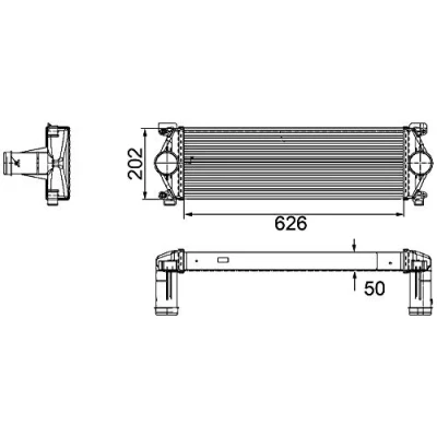 Bild av Laddluftkylare MAHLE CI 254 000P