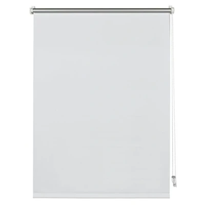 Bild av Deco Company rullgardin med termisk baksida, Kläms fast, Maximalt ljusreflekterande, Energibesparande, Ogenomskinlig, Monteringssats ingår, Vit, 60 x 150 cm (BxH)