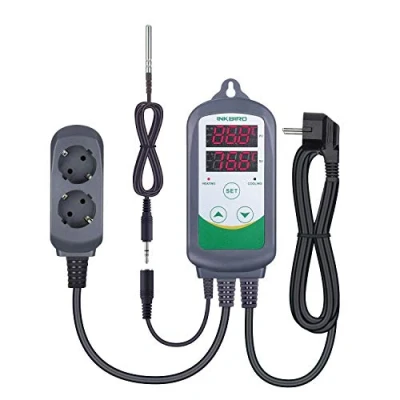 Bild av Inkbird ITC 308S digital temperaturregulator termostat med 1,97 tum jackkontakt NTC temperatursond