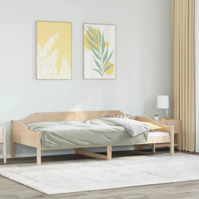 Bild av VidaXl Sängram Massiv Furu 90X200 Cm