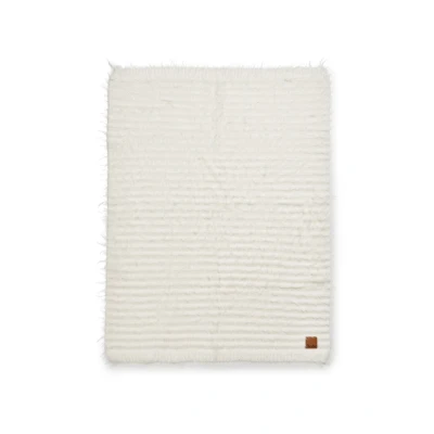 Bild av Elodie Furry Knit Filt, Vanilla White
