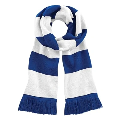 Bild av Beechfield Unisex stadium scarf, Flerfärgad (Bright Royal/White 00), One size