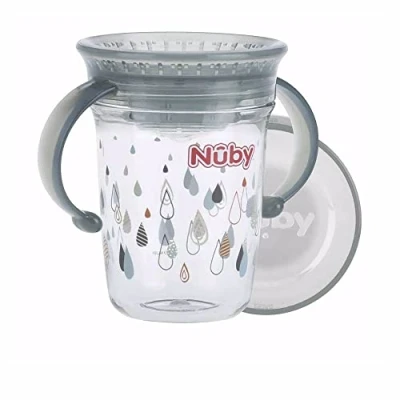 Bild av Nuby Dricksglas med Handtag, Grå