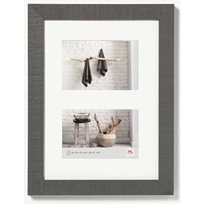 Bild av walther design HO215D hem träram, 2 (10 x 15 cm), grå