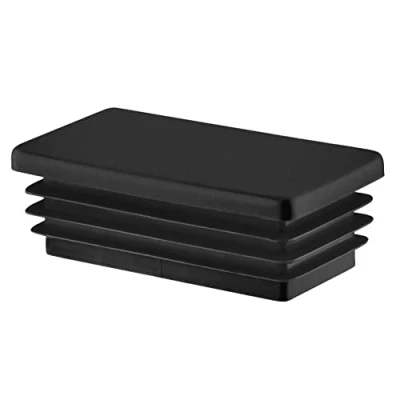 Bild av EMFA Plugg för fyrkantigt rör upp till 40x20 mm, 10 stycken, Svart (RAL 9005),Fyrkantig plugg, Rörplugg, rektangulärt 4x2cm