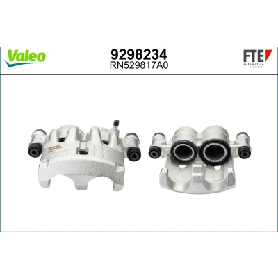 Bild av FTE 9298234 Étrier de frein gris Fonte Essieu avant gauche sans fixation FIAT: Ducato III Van, Camion à Plateau / Châssis
