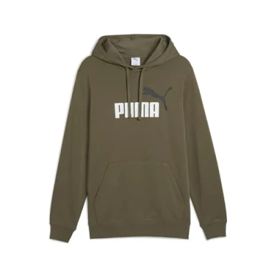 Bild av Puma Essentials NO. 1 LOGO Luvtröja, Storlek: Large, Loden green